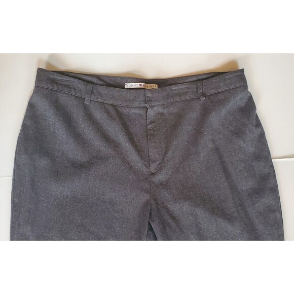 Tommy Hilfiger Pants Womens 16 Gray Dress Slack 98% Wool High Rise Work VTG Y2K - Picture 2 of 12